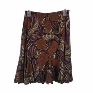 BRIGGS NEW YORK SKIRT. SIZE S. PAISLEY LIKE PRINT.